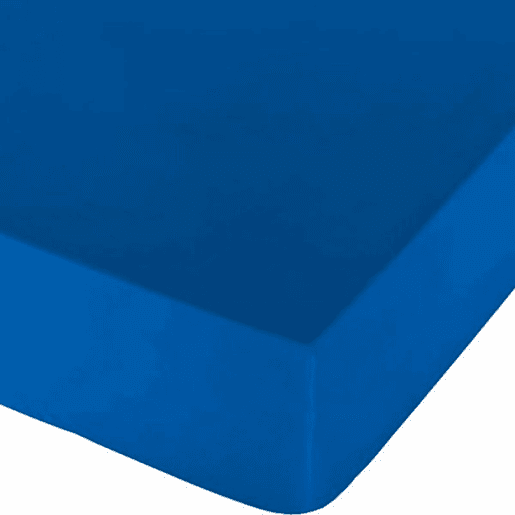 Lençol de baixo ajustável Naturals Azul Cama de 105 (105 x 190 cm)