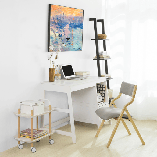 Conjunto de 4 cadeiras dobráveis 48 x 58 x 78 cm Cinzento SoBuy FST40-HGx4