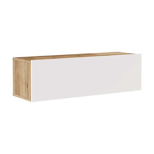 Suporte para TV de parede em carvalho rústico Lapinlahti Chipboard 100x32x30 cm en.casa.