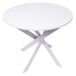 Mesa de comedor fija redonda ZEN 90x90 Mesa de comedor fija redonda ZEN 90x90 Blanco
