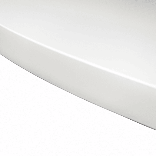 Mesa de jantar redonda, Modelo ZEN, 90x90x77cm, para 4 pessoas, Materiais resistentes, cor branco mate, Pés metálicos em branco lacado mate Mesa de jantar redonda, Modelo ZEN, 90x90x77cm, para 4 pessoas, Materiais resistentes, cor branco mate, Pés metálicos em branco lacado mate