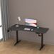 Escritorio Oxnard en forma de L de altura regulable 160x60 Escritorio Oxnard en forma de L de altura regulable 160x60 Negro