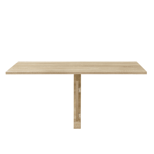 Mesa de Secretária de Parede - Dobrável 100 X 60 X 58 Cm Efeito Madeira Faia en.casa.