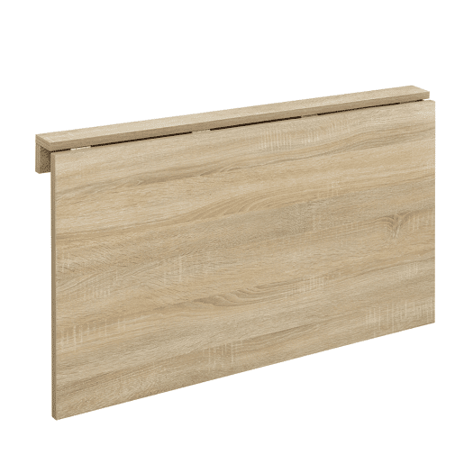 Mesa de Secretária de Parede - Dobrável 100 X 60 X 58 Cm Efeito Madeira Faia en.casa.