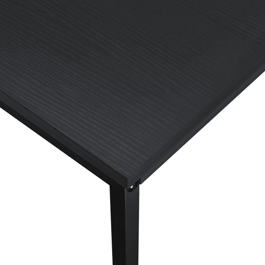 Secretária Røros em MDF e metal 120 x 60 x 72 cm - Preto en.casa.