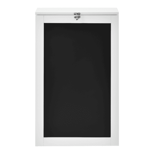 Secretária de parede dobrável Kläppen com cortiça e quadro negro mdf 80 x 50 x 19 cm branco en.Casa Secretária de parede dobrável Kläppen com cortiça e quadro negro mdf 80 x 50 x 19 cm branco en.Casa