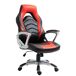Silla de oficina Foxton en polipiel Silla de oficina Foxton en polipiel Negro/ Rojo