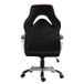 Silla de oficina Foxton en polipiel Silla de oficina Foxton en polipiel Negro/ Rojo