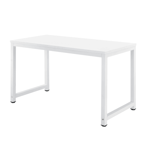 Mesa de computador Mesa de PC Herning AçoAglomerado 75x120x60 cm Branco en.casa