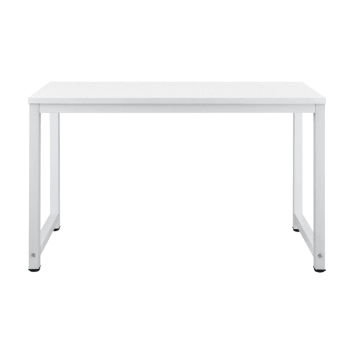 Mesa de computador Mesa de PC Herning AçoAglomerado 75x120x60 cm Branco en.casa
