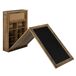 Escritorio plegable de pared Kläppen con corcho y pizarra mdf 91x50 Escritorio plegable de pared Kläppen con corcho y pizarra mdf 91x50 Gris Oscuro