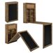 Escritorio plegable de pared Kläppen con corcho y pizarra mdf 91x50 Escritorio plegable de pared Kläppen con corcho y pizarra mdf 91x50 Gris Oscuro