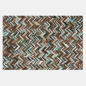 Tapete AMASYA Castanho 160 x 230 cm Pele