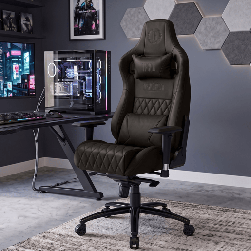 Cadeira de escritório ergonómica Keren com assento regulável em altura 100% pele verdadeira Cor Castanho