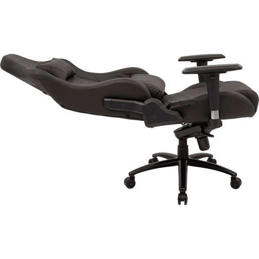 Cadeira de escritório ergonómica Keren com assento regulável em altura 100% pele verdadeira Cor Castanho