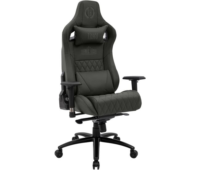 Silla de oficina keren ergonómica altura del asiento ajustable 100% cuero real color gris