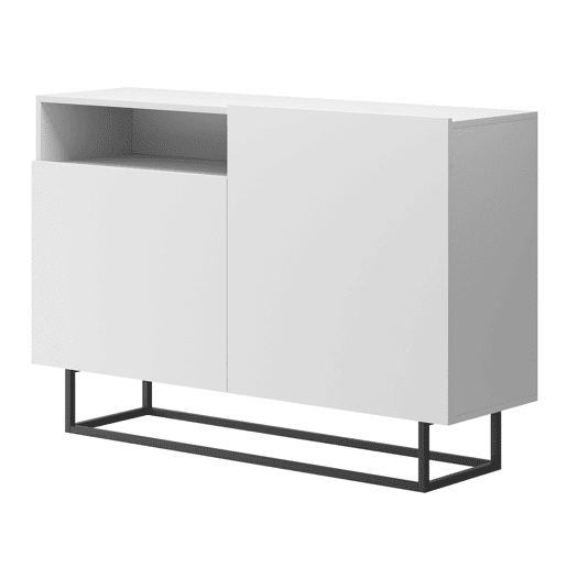 Cómoda ENJOY EK120 design minimalista com gavetas 120x37x82 cm Branco