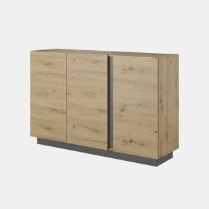 Cómoda ARCO 138 design moderno e acabamento de alta qualidade com compartimentos 139x40x91 cm Madeira