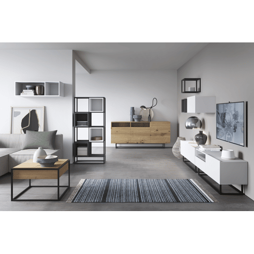 Cómoda ENJOY EK180 moderna e funcional 180x37x82 cm Madeira