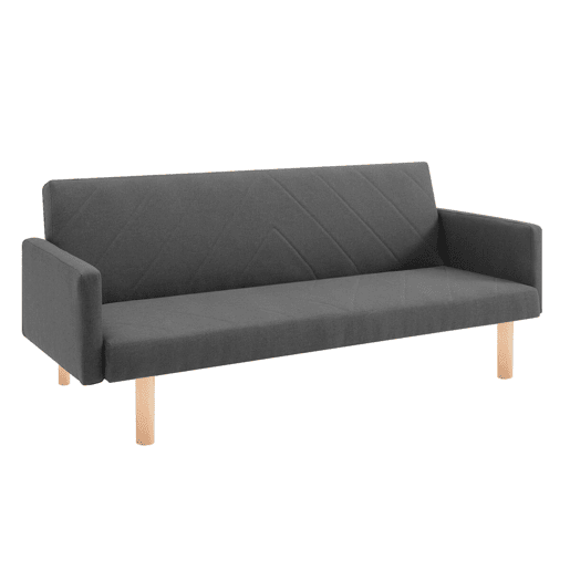 Sofa Cama 3 Lugares, Cosmos (Cinza)
