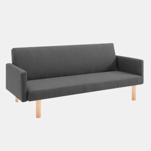 Sofa Cama 3 Lugares, Cosmos (Cinza)
