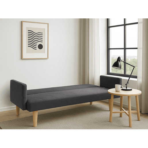Sofa Cama 3 Lugares, Cosmos (Cinza)