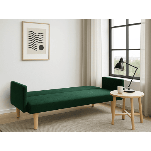 Sofa Cama 3 Lugares, Cosmos (Verde) Sofa Cama 3 Lugares, Cosmos (Verde)