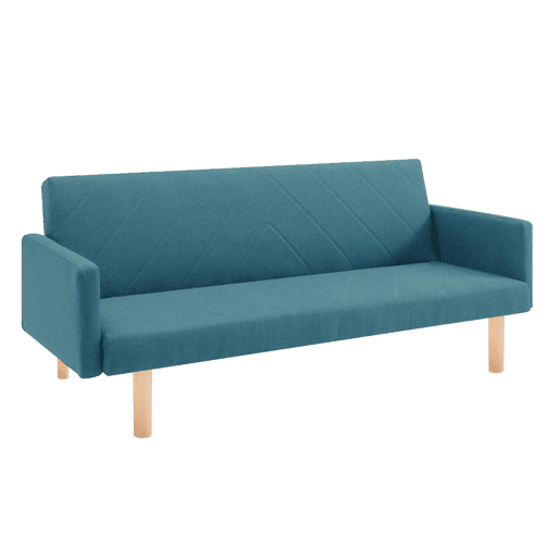 Sofa Cama 3 Lugares, Cosmos (Azul)
