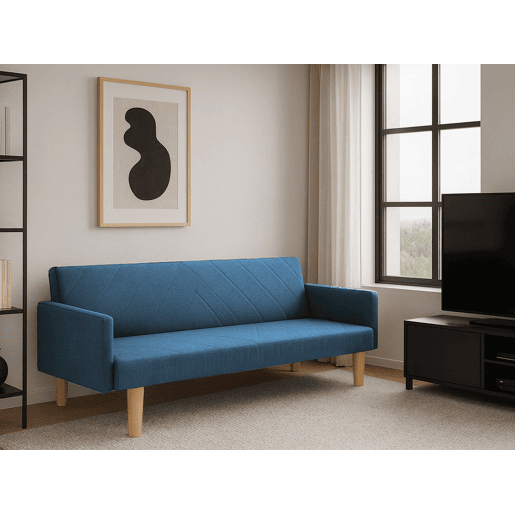 Sofa Cama 3 Lugares, Cosmos (Azul)
