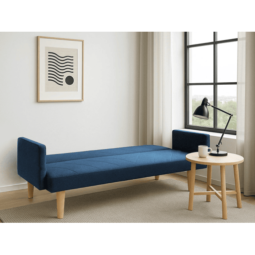 Sofa Cama 3 Lugares, Cosmos (Azul)