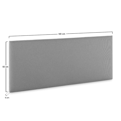 Cabeceira Aura Cinzento escuro 140x60 cm Cabeceira Aura Cinzento escuro 140x60 cm