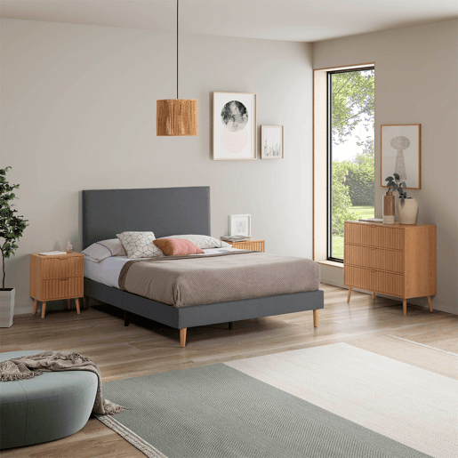 Cabeceira Aura Cinzento escuro 140x60 cm Cabeceira Aura Cinzento escuro 140x60 cm
