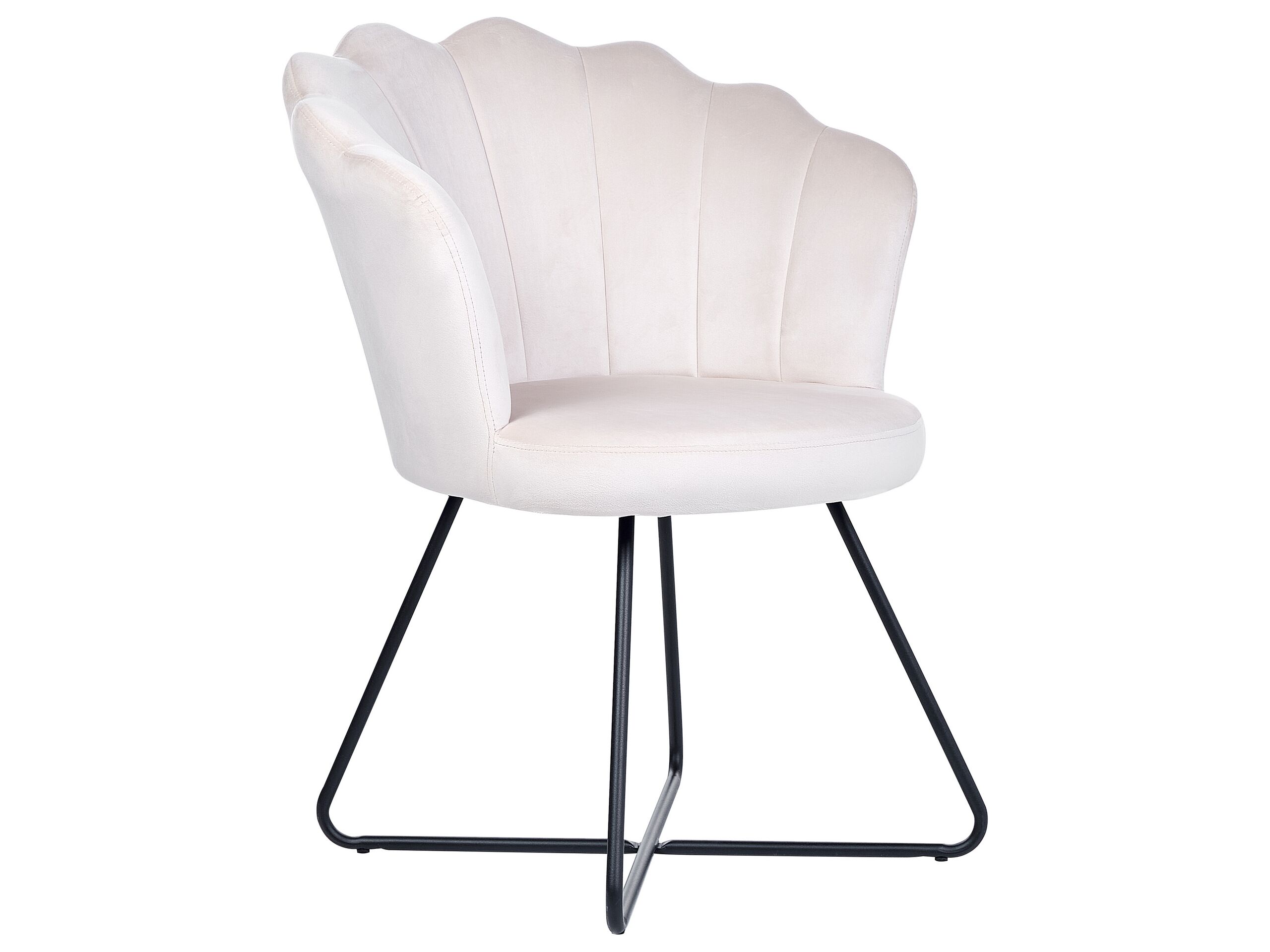 Sillón LOVELOCK Beliani Crema