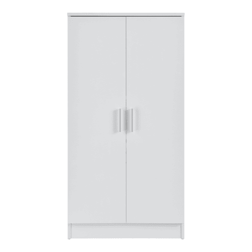 Sapateira com prateleiras e portas Aglomerado 108 x 55 x 35cm Branco en.casa