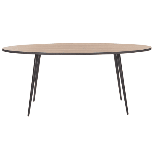 Mesa de jantar OTTAWA Castanho claro 180 cm 90 cm