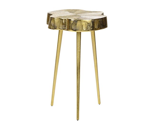 Mesa auxiliar TAUPO Metal Dorado