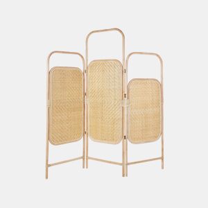Biombo com 3 painéis CARPI Natural 166 cm 180 cm