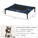 Cama Elevada para Mascotas Acero, Tela Oxford PawHut Cama Elevada para Mascotas Acero, Tela Oxford PawHut Azul