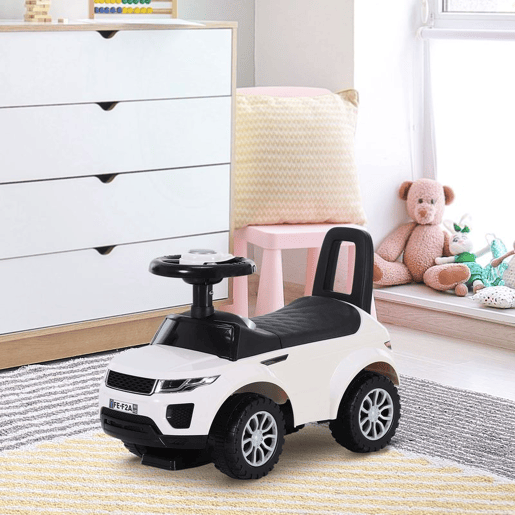 HOMCOM Carro infantil Quad Ride-On sem pedais para brinquedo de bebĂȘ estilo corrida com alto-falante 62x28x41,5cm branco HOMCOM Carro infantil Quad Ride-On sem pedais para brinquedo de bebĂȘ estilo corrida com alto-falante 62x28x41,5cm branco