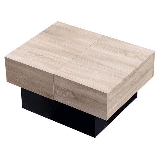 Mesa baja con tapa negra extraíble GRETA Mesa baja con tapa negra extraíble GRETA