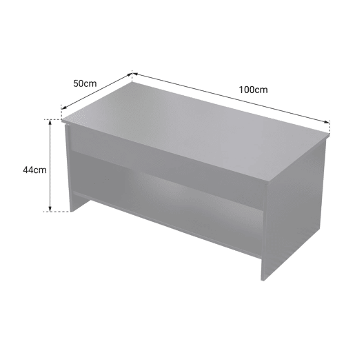 Mesa baja con tapa elevable negra y madera HEDDA Mesa baja con tapa elevable negra y madera HEDDA
