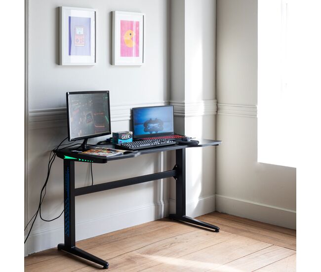 Mesa gaming con led alice