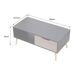 Mesa de centro FREJA de estilo escandinavo con cajón 50x100 Mesa de centro FREJA de estilo escandinavo con cajón 50x100 Gris