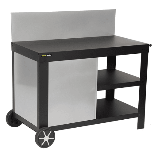 Cook'in Garden - Carrito negro para plancha NOVA