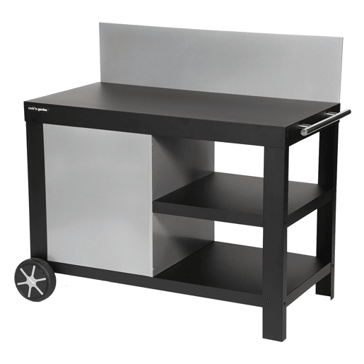 Cook'in Garden - Carrito negro para plancha NOVA