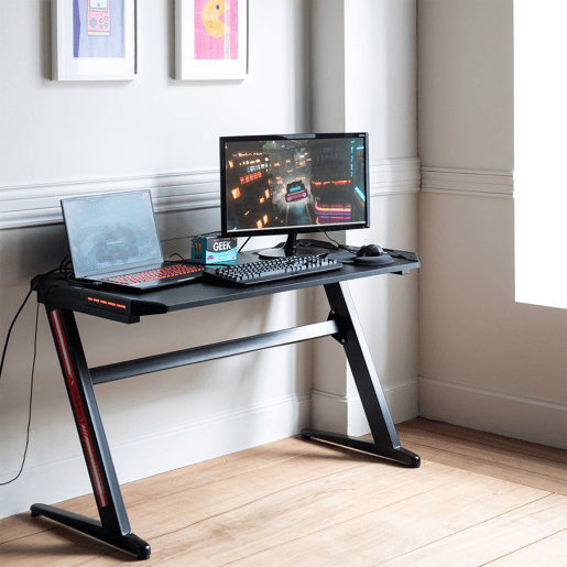 Mesa gaming con LED LARA