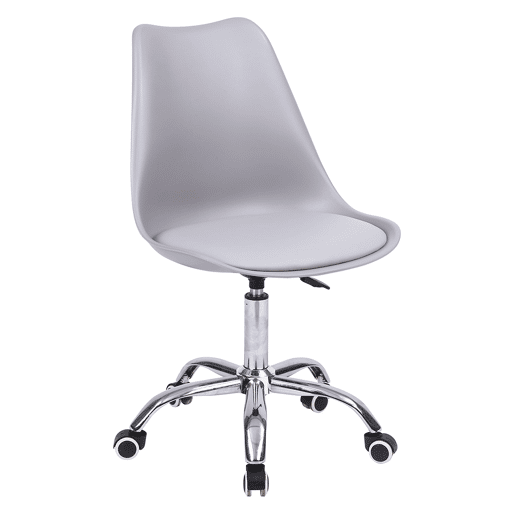 Silla de oficina gris regulable en altura ANNE