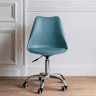 Silla de oficina azul regulable en altura ANNE