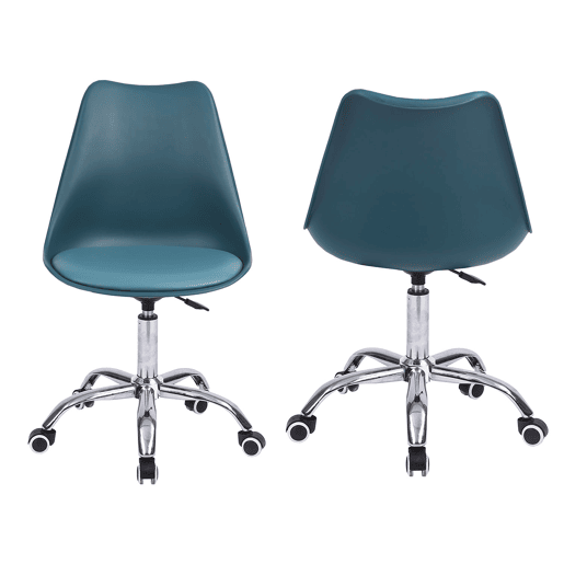 Silla de oficina azul regulable en altura ANNE Silla de oficina azul regulable en altura ANNE