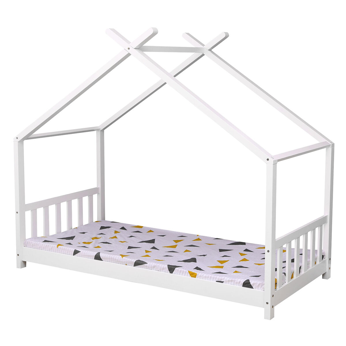 Cama de madera GASPARD para niños 98x196